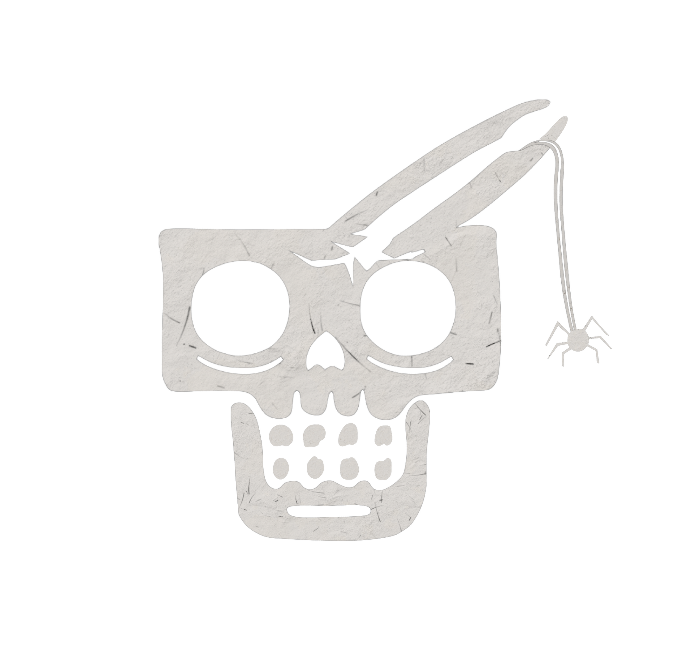 Shuttle Skull Productions Arachne logo - designed by Alfred Russo